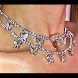 Trendy butterfly necklace